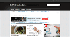 Desktop Screenshot of dietandhealths.com